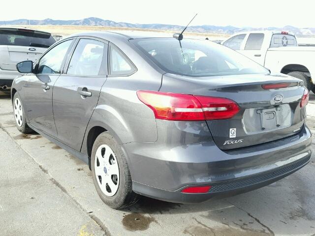 1FADP3E2XFL328340 - 2015 FORD FOCUS S CHARCOAL photo 3