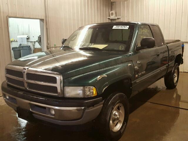 3B7HF13Z11M566264 - 2001 DODGE RAM 1500 Q GREEN photo 2