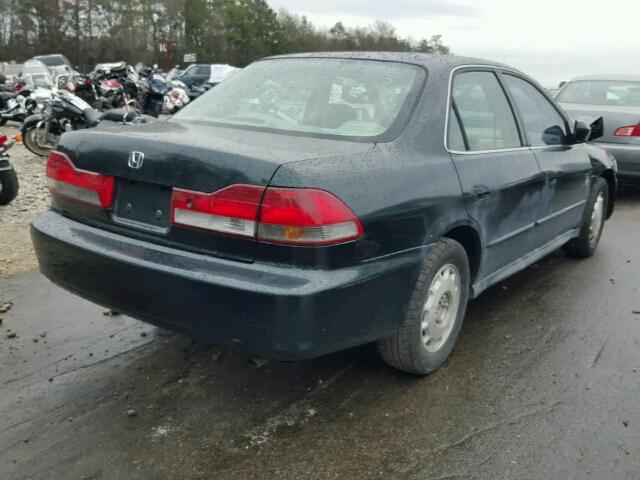 1HGCG66591A021540 - 2001 HONDA ACCORD LX GREEN photo 4