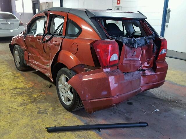 1B3HB48AX9D130862 - 2009 DODGE CALIBER SX ORANGE photo 3