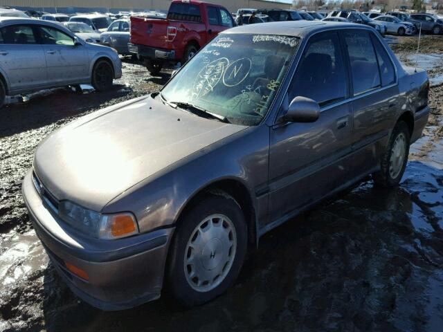 JHMCB7573PC031966 - 1993 HONDA ACCORD EX BROWN photo 2