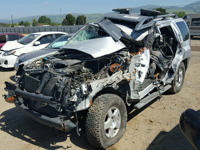 5N1AN08W37C523242 - 2007 NISSAN XTERRA 4.0 SILVER photo 10