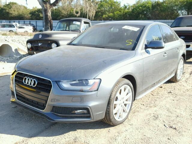 WAUAFAFL6GN013453 - 2016 AUDI A4 PREMIUM GRAY photo 2