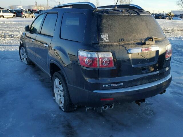 1GKER13717J156938 - 2007 GMC ACADIA SLE BLACK photo 3