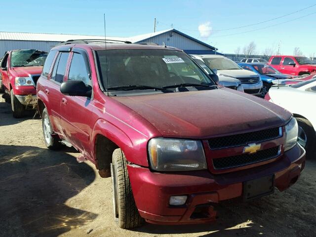 1GNDT13S482244866 - 2008 CHEVROLET TRAILBLAZE BURGUNDY photo 1