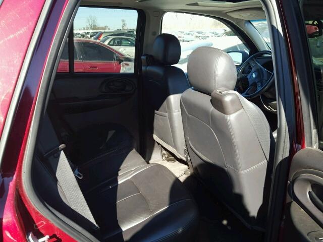 1GNDT13S482244866 - 2008 CHEVROLET TRAILBLAZE BURGUNDY photo 6