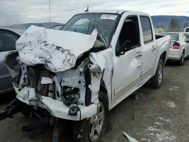 1GCDSCF96C8160697 - 2012 CHEVROLET COLORADO L WHITE photo 2