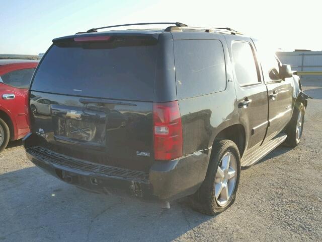 1GNFK13067R217524 - 2007 CHEVROLET TAHOE K150 BLACK photo 4