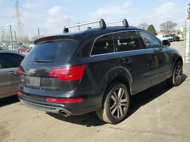 WA1DGAFE0BD006540 - 2011 AUDI Q7 PRESTIG BLACK photo 4