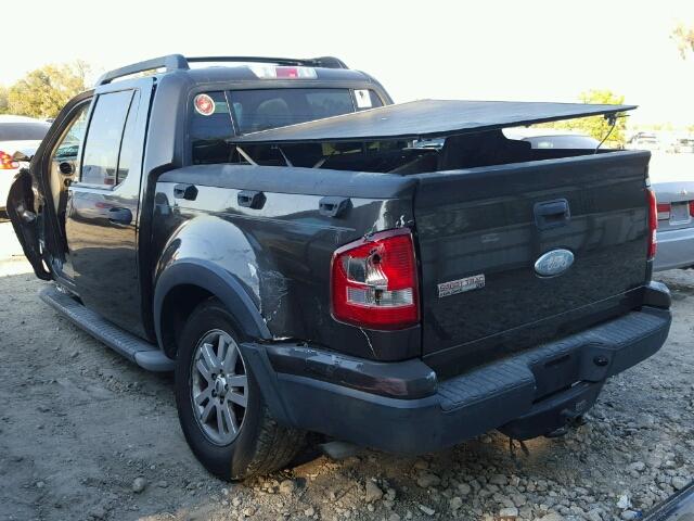 1FMEU31K17UA31316 - 2007 FORD EXPLORER S BLACK photo 3