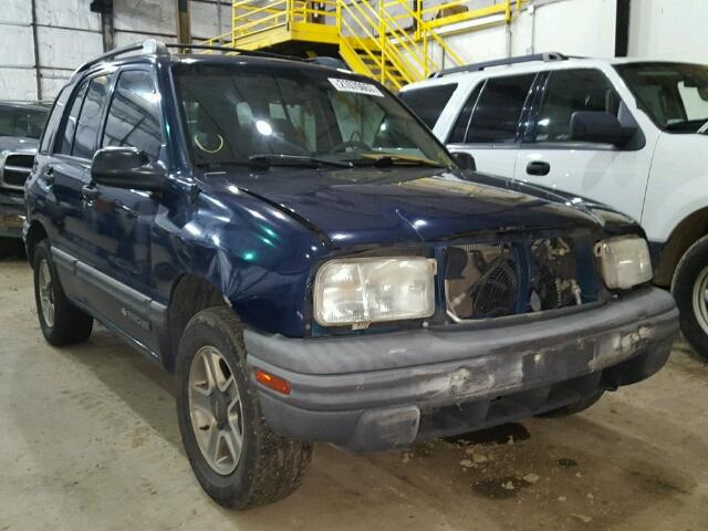 2CNBE13C426936344 - 2002 CHEVROLET TRACKER BLUE photo 1