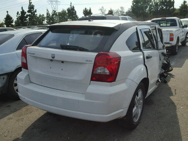 1B3HB48B38D670853 - 2008 DODGE CALIBER SX WHITE photo 4