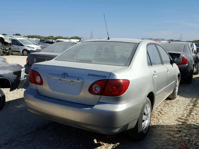 JTDBR32E942022243 - 2004 TOYOTA COROLLA CE SILVER photo 4