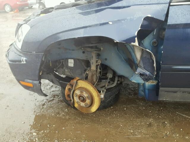 2A4GM684X6R682830 - 2006 CHRYSLER PACIFICA T BLUE photo 9