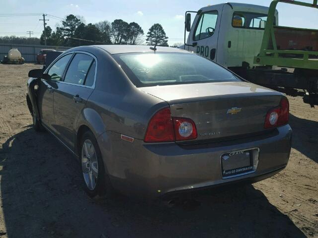 1G1ZD5EB6AF261790 - 2010 CHEVROLET MALIBU 2LT BROWN photo 3