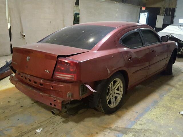 2B3KA53H46H131619 - 2006 DODGE CHARGER R/ RED photo 4