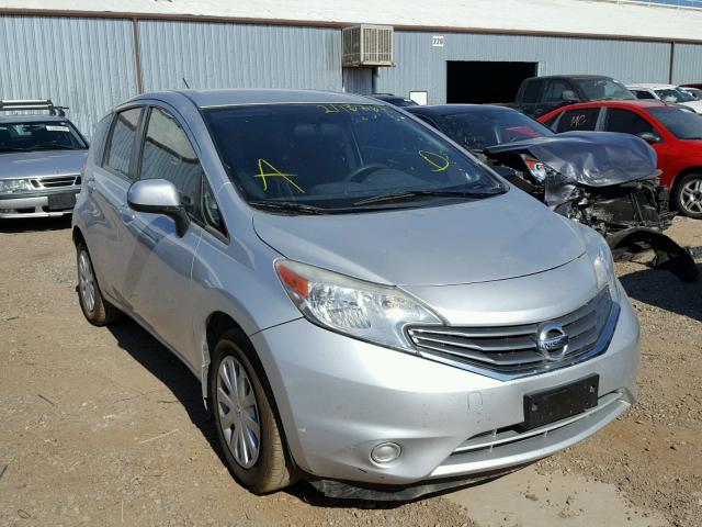 3N1CE2CP4EL435992 - 2014 NISSAN VERSA NOTE SILVER photo 1