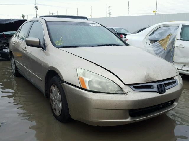 1HGCM56323A118096 - 2003 HONDA ACCORD LX GOLD photo 1