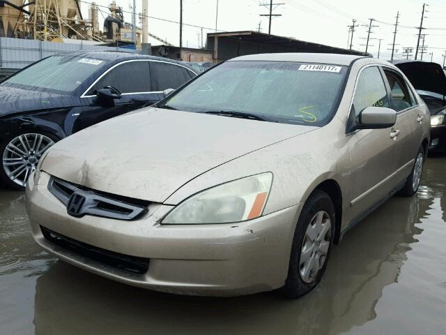 1HGCM56323A118096 - 2003 HONDA ACCORD LX GOLD photo 2