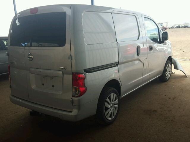 3N6CM0KN7EK700279 - 2014 NISSAN NV200 2.5S SILVER photo 4