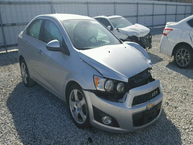 1G1JE5SH0D4126856 - 2013 CHEVROLET SONIC LTZ SILVER photo 1