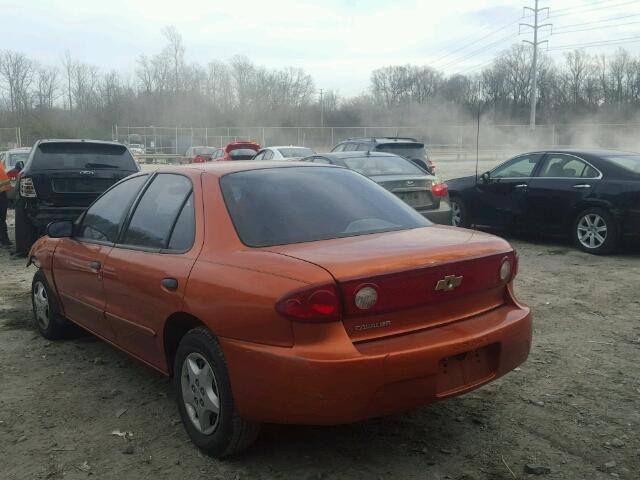 1G1JC52F147171727 - 2004 CHEVROLET CAVALIER ORANGE photo 3