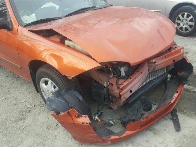 1G1JC52F147171727 - 2004 CHEVROLET CAVALIER ORANGE photo 9