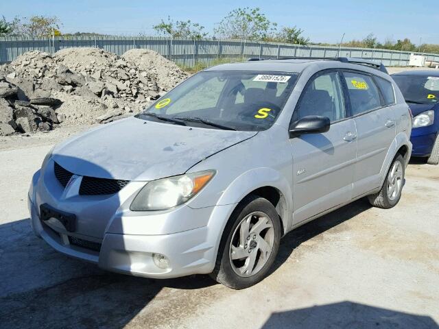 5Y2SL62884Z443911 - 2004 PONTIAC VIBE SILVER photo 2