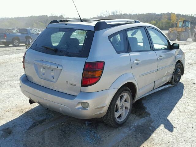 5Y2SL62884Z443911 - 2004 PONTIAC VIBE SILVER photo 4