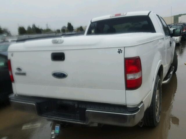 1FTPX12595NA38149 - 2005 FORD F150 WHITE photo 4