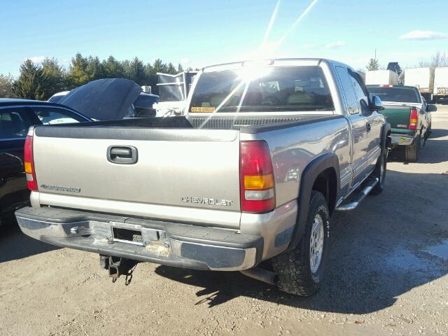 1GCEK19T7YE156604 - 2000 CHEVROLET SILVERADO TAN photo 4