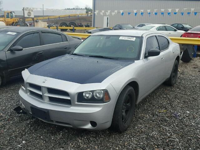 2B3CA4CT0AH272585 - 2010 DODGE CHARGER SILVER photo 2