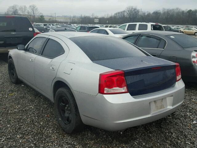 2B3CA4CT0AH272585 - 2010 DODGE CHARGER SILVER photo 3