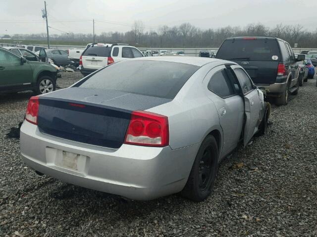 2B3CA4CT0AH272585 - 2010 DODGE CHARGER SILVER photo 4