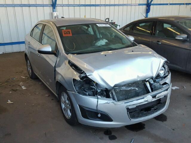 1G1JC5SH2E4175905 - 2014 CHEVROLET SONIC LT SILVER photo 1