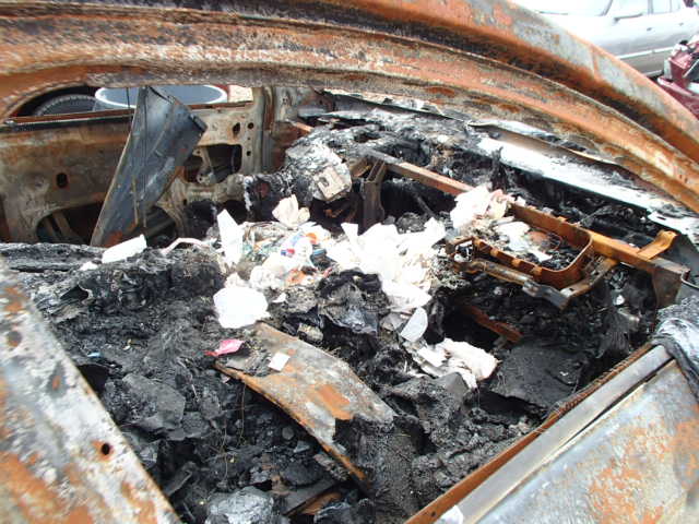 3FA6P0LU3ER241150 - 2014 FORD FUSION SE BURN photo 5