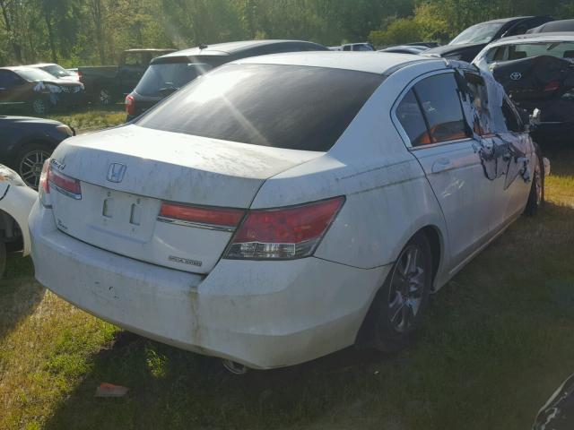 1HGCP2F68BA112446 - 2011 HONDA ACCORD SE WHITE photo 4