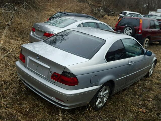 WBABN33452PG56361 - 2002 BMW 325 CI SILVER photo 4