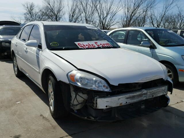 2G1WC58R879278378 - 2007 CHEVROLET IMPALA LT WHITE photo 1