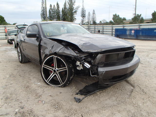 1ZVBP8AN0A5108035 - 2010 FORD MUSTANG GRAY photo 1