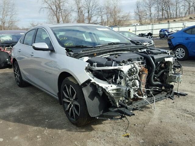 1G1ZE5STXHF100850 - 2017 CHEVROLET MALIBU LT SILVER photo 1