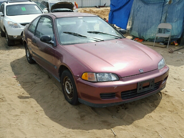 2HGEJ2245PH508390 - 1993 HONDA CIVIC DX PURPLE photo 1