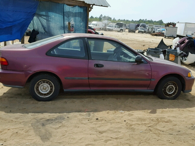 2HGEJ2245PH508390 - 1993 HONDA CIVIC DX PURPLE photo 9