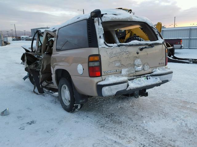 1GKEC16Z35J135648 - 2005 GMC YUKON XL C TAN photo 3