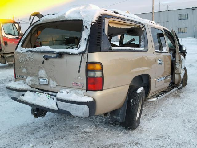 1GKEC16Z35J135648 - 2005 GMC YUKON XL C TAN photo 4