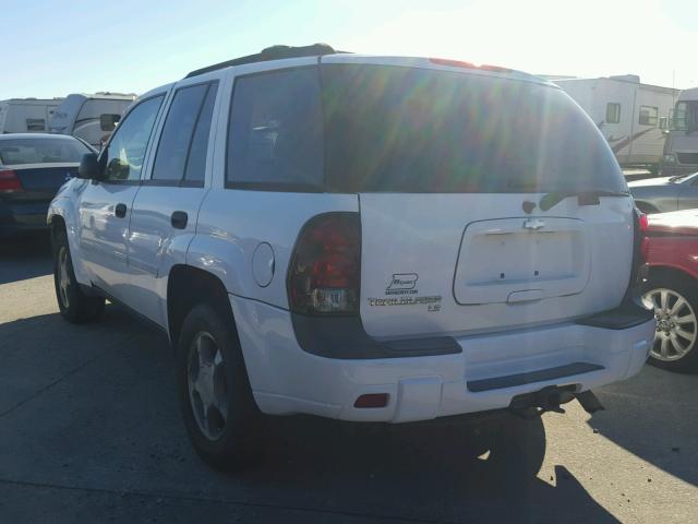 1GNDS13S172302952 - 2007 CHEVROLET TRAILBLAZE WHITE photo 3