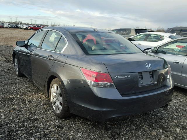 1HGCP26858A162165 - 2008 HONDA ACCORD EXL GRAY photo 3