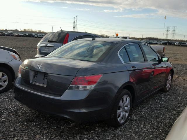 1HGCP26858A162165 - 2008 HONDA ACCORD EXL GRAY photo 4