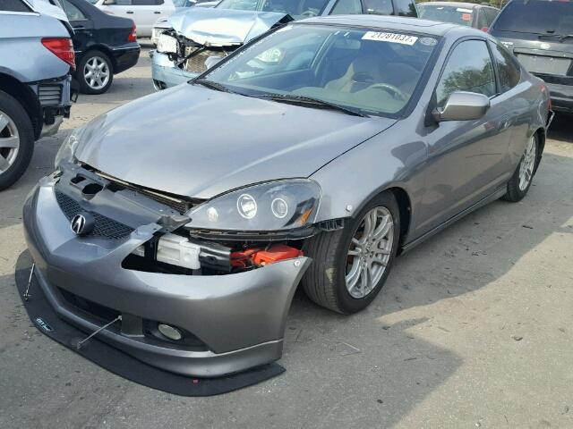 JH4DC53835S017683 - 2005 ACURA RSX SILVER photo 2