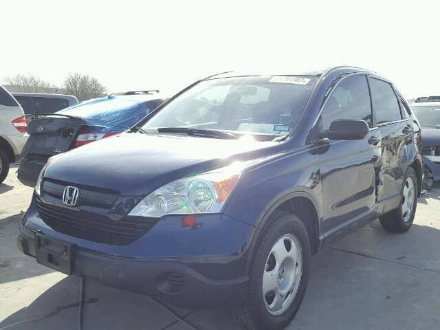 3CZRE38348G707807 - 2008 HONDA CR-V LX BLUE photo 2